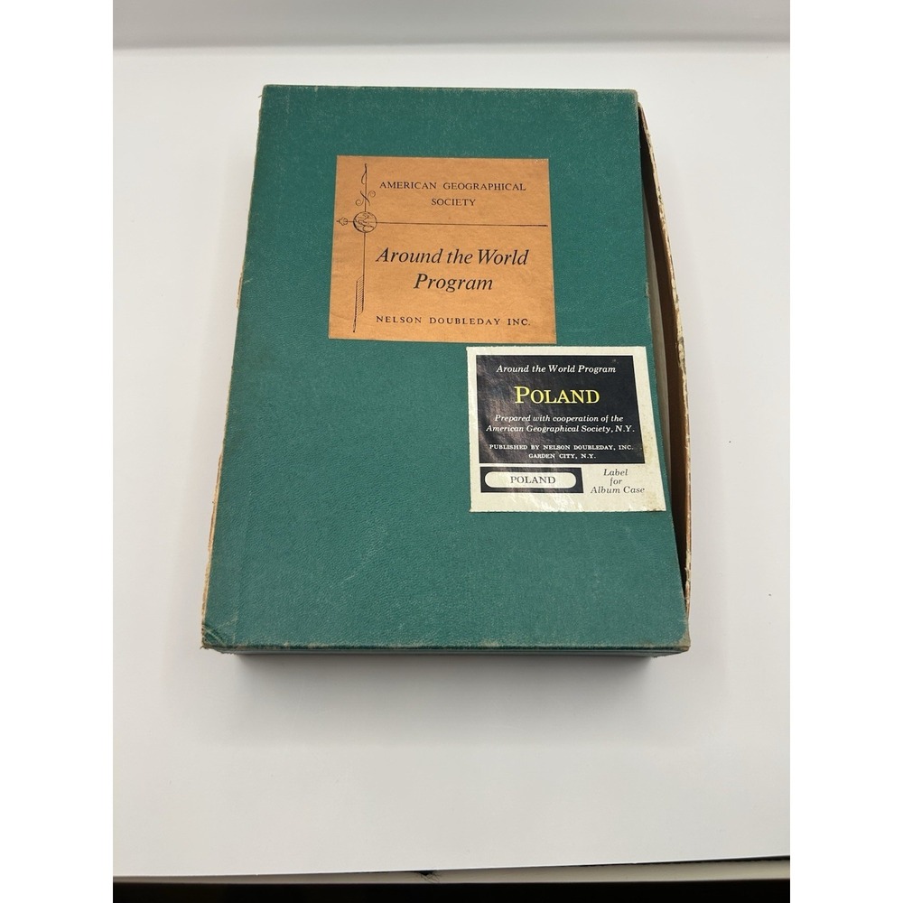 Lot of 4 Books - American Geographical Society Around The World Program 1950s